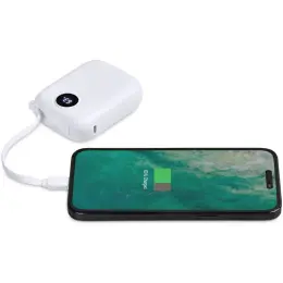 Swiss Cougar Stockton Fast Charge 22.5W Power Bank Solid White Phone